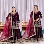 Launching New Designer AVS/LFH ND DN 5052 Sharara Plazzo With Dupatta