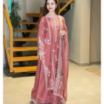 LFH LG DN 2151 Pakistani Mul Chanderi Kurti Set