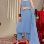 Spidar Georgette Embroidered Kurta Set