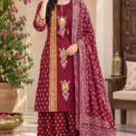Cotton Printed Gopi Kurti Sharara and Dupatta Set