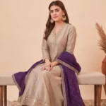 Vichitra Silk Embroidered Party Wear Suit Set