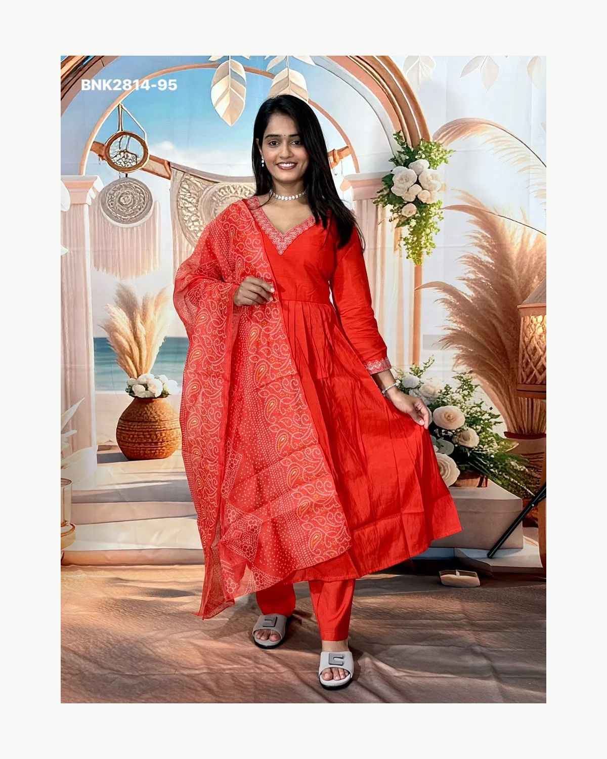 bnk2813-festive-embroidered-kurti-set-04 Festive Embroidered Kurti Set - Image 1