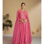 KANIKA Real Chinon Digital Print Palazzo Dupatta Set